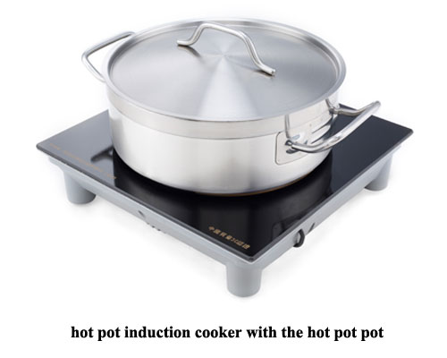 CENHOT Portable Hot Pot Restaurant Induction Cooktop with the big size hot pot pot