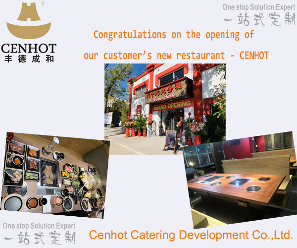 Congratulations on the opening of our customer’s new restaurant - CENHOT