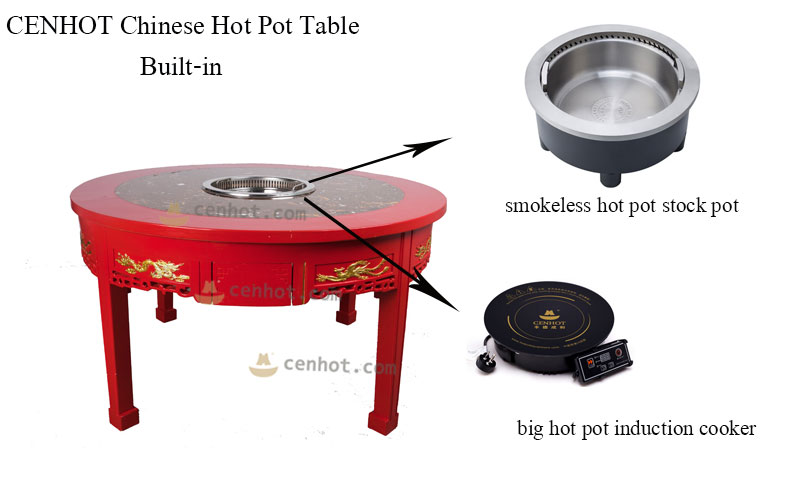 Chinese Fondue Hot Pot Table - CENHOT