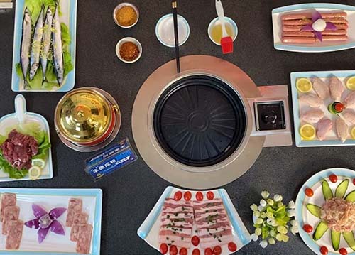 Korean gas bbq grill