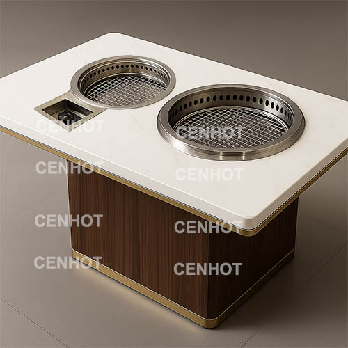 Korean BBQ grill tables