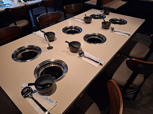 hot pot table