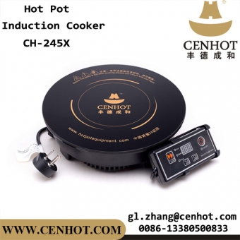 CENHOT Round Restaurant Commercial Inducción portátil de Cooktop para Hot Pot