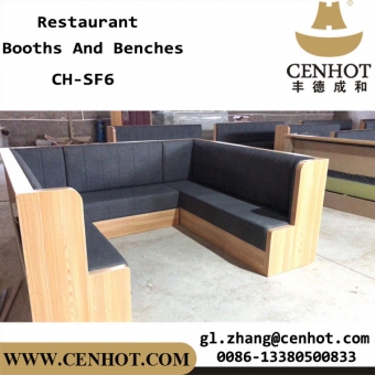 CENHOT Cabinas y sofás circulares de madera para restaurantes