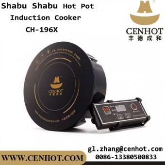 CENHOT 800W Shabu Shabu Olla Caliente cocina de Inducción Utilizado Para el Restaurante 