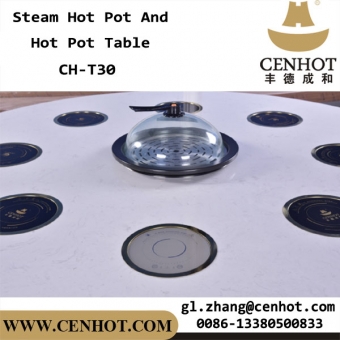 Cenhot Shabu Shabu mesas con proveedor de olla de vapor caliente 