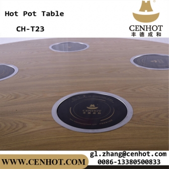 Cenhot construido en olla caliente mesa shabu en venta china ch-t23 