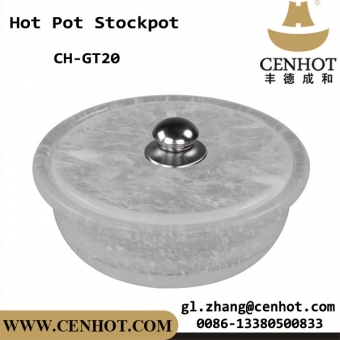 CENHOT Restaurante Hot Pot Pot Bote de Cristal