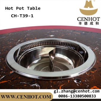  CENHOT mesas de olla caliente de fondue china Para restaurantes 