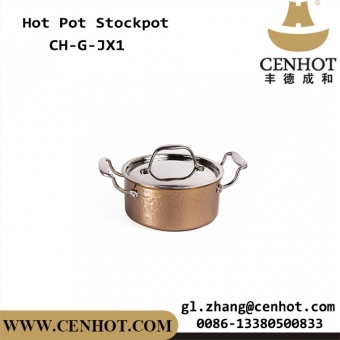 Cenhot de acero inoxidable olla caliente restaurante calderos vendedores China 