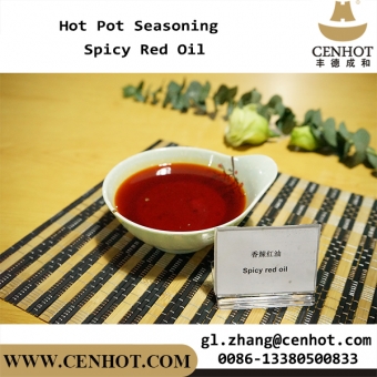 Condimento de olla caliente CENHOT, aceite rojo picante para restaurante de olla caliente
 