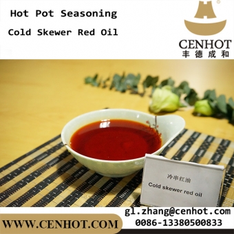 CENHOT olla caliente condimento pincho frío aceite rojo para olla caliente y comida chuan chuan
 