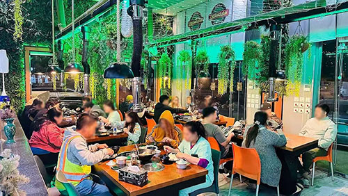 Equipos comerciales para ollas calientes y barbacoas para restaurantes de Oriente Medio