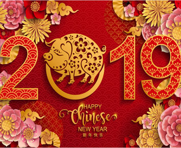 Feliz año nuevo chino - Año del cerdo - CENHOT